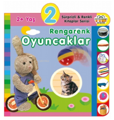 Yaş Rengarenk Oyuncaklar (2+Yaş) Olala Books