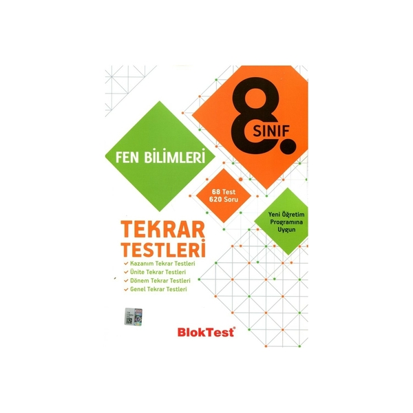 BlokTest Yayınları 8. Sınıf LGS Fen Bilimleri Tekrar Testleri BlokTest
