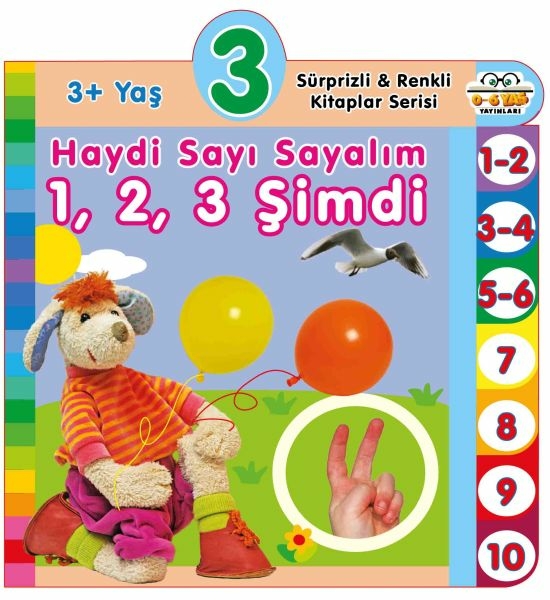 Haydi Sayı Sayalım 1,2,3 Şimdi (3+Yaş) Olala Books