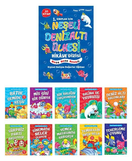 Neşeli Denizaltı Ülkesi(10 Kitap) Tuba Öztürk