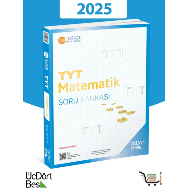 Üç Dört Beş Yayınları TYT Matematik Soru Bankası 2021 Model Üç Dört Beş Mehmet Kıvrak