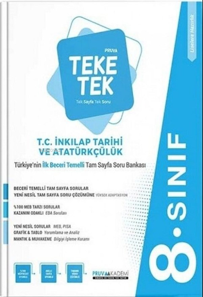 Pruva 8. Sınıf Teke Tek İnkılap Tarihi Kolektif