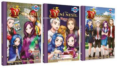 Disney Manga Yeni Nesil Özlü Kötüler Üçlemesi 3 Kitap Set Jason Muell