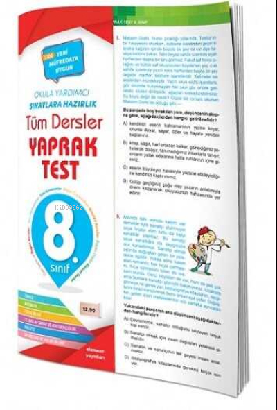 Element 8. Sınıf Tüm Dersler Yaprak Test Kolektif