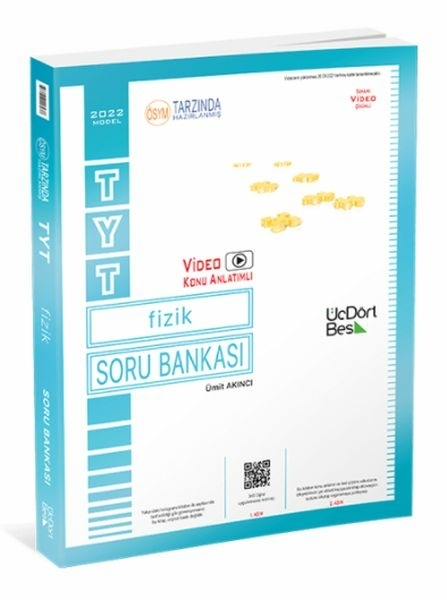 Üç Dört Beş Yayınları TYT Fizik Soru Bankası 2020 Model Üç Dört Beş Ümit Akıncı
