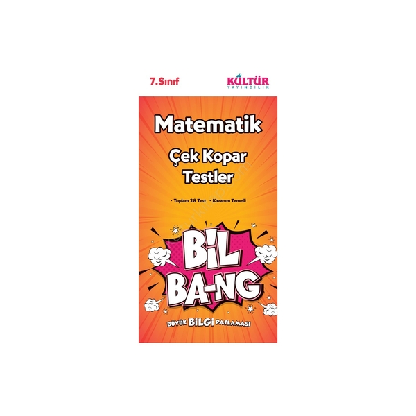 Kültür Yayıncılık 7.Sınıf Bil Ba-Ng Matematik Çek Kopar Testleri