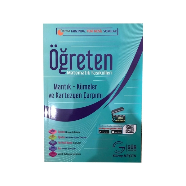 Gür Yayınları Öğreten Matematik Fasikülleri Mantık Kümeler ve Kartezyen Çarpım Gür
