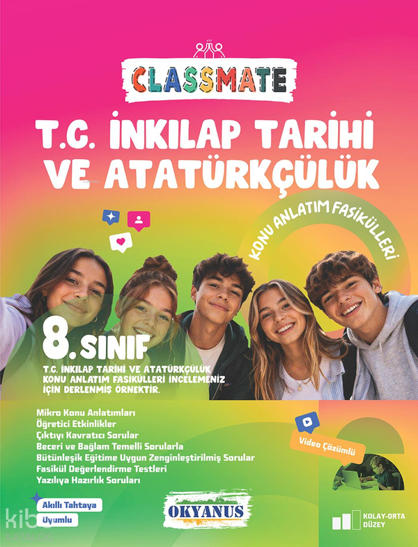 Okyanus Yayınları 8. Sınıf T.C. İnkılap Tarihi ve Atatürkçülük Konu Fasikülleri