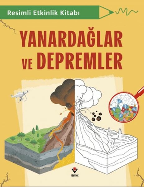 Resimli Etkinlik Kitabı - Yanardağlar Ve Depremler Tom Jackson