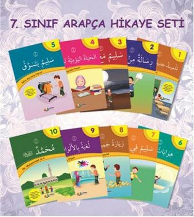Hikayelerle Arapça Öğreniyorum  Serisi - 7. Sınıf Arapça Hikâye Seti Münevvere Kocaer