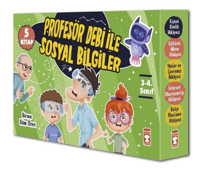 Profesör Debi İle Sosyal Bilgiler Seti (5 Kitap) Birsen Ekim Özen