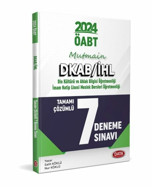 Data Öabt Mutmain Dkab/İhl Tamamı Çözümlü 7 Deneme Sınavı Salih Köklü, Nur Köklü