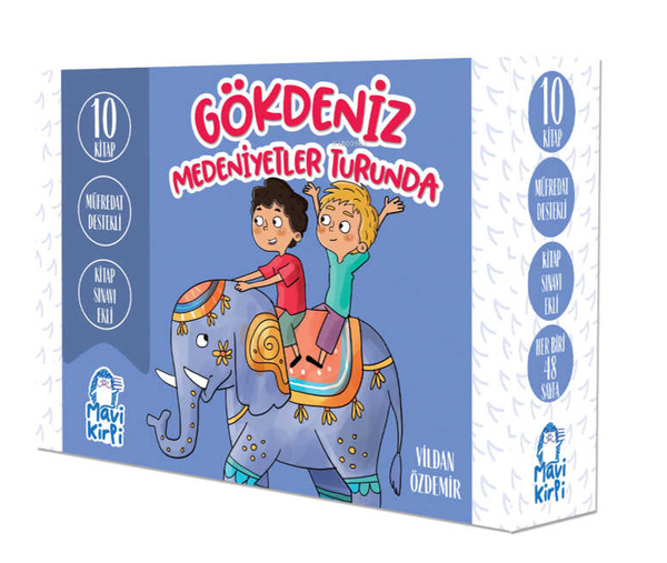 Gökdeniz Medeniyetler Turunda - 3. Sınıf Hikâye Seti (10 Kitap) Vildan Özdemir