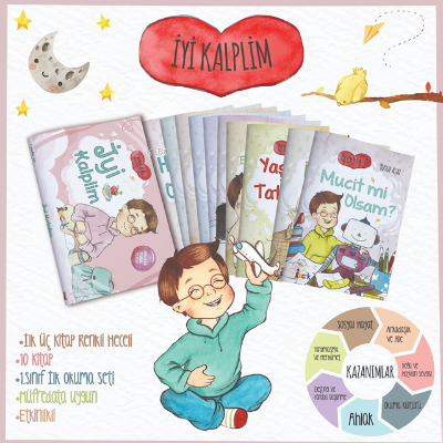 İyi Kalplim - İlk Okuma Seti - 10 Kitap Takım Yusuf Asal