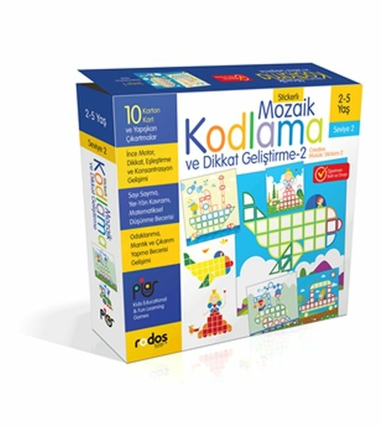 Stickerlı Mozaik Kodlama Ve Dikkat Geliştirme - 2 Kolektıf
