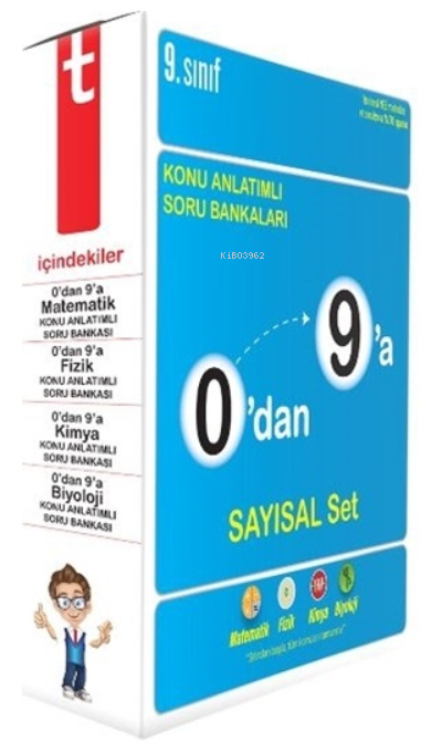 9. Sınıf 0'dan 9'a Konu Anlatımlı Soru Bankası Sayısal Set