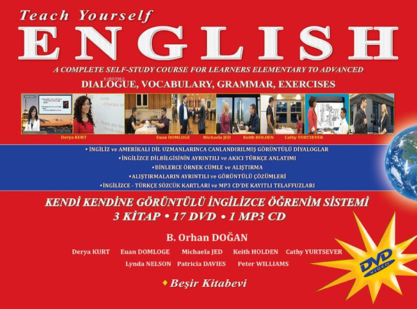 Teach Yourself English - Kendi Kendine Görüntülü İngilizce Öğrenim Sistemi (3 Kitap) B. Orhan Doğan