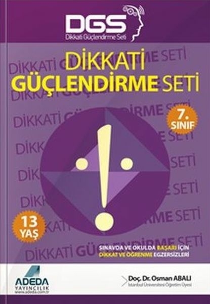 Dikkati Güçlendirme Seti - 7. Sınıf - 13 Yaş Osman Abalı
