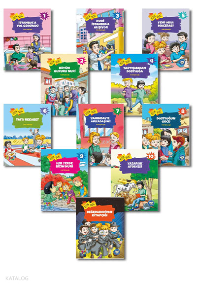 Bizim Nuri Hikaye Seti (10 Kitap + Değerlendirme Soruları)