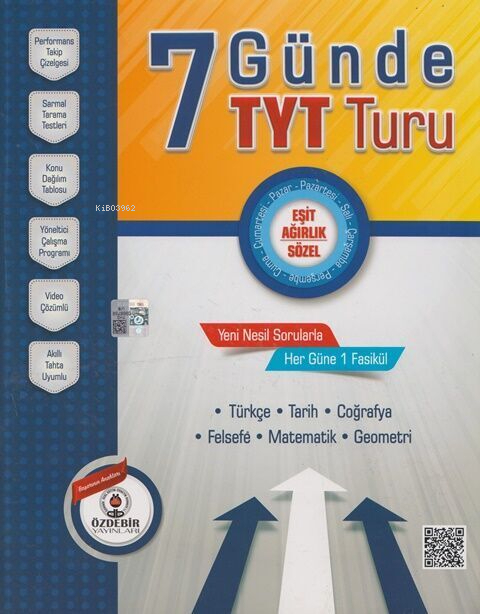 TYT 7 Günde TYT Turu Eşit Ağırlık Kitabı