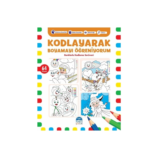 Kodlayarak Boyamayı Öğreniyorum 7 - Renklerle Kodlama Serüveni Kerem Altındağ
