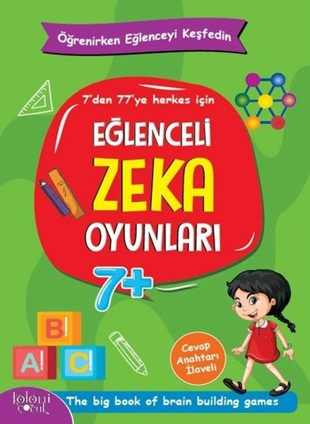 Eğlenceli Zeka Oyunları - Yeşil Kitap - Öğrenirken Eğlenceyi Keşfedin Kolektıf