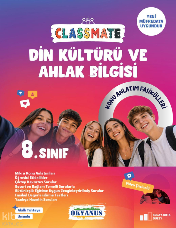 Okyanus Yayınları 8. Sınıf Din Kültürü ve Ahlak Bilgisi Konu Fasikülleri