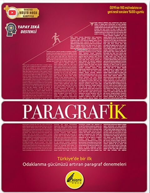 Rüştü Hoca TYT AYT KPSS DGS ALES PARAGRAFİK Paragraf Soru Bankası
