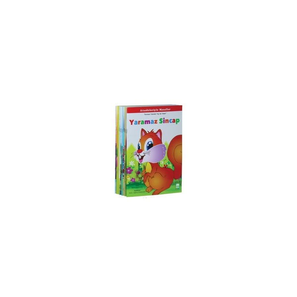Atasözleriyle Masallar Seti (Düz Yazılı); 10 Kitap Takım