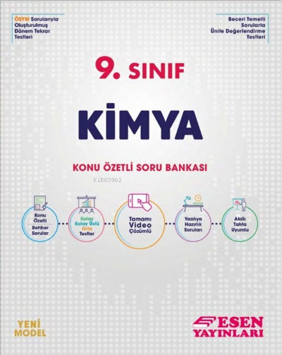 Esen 9.Sınıf Kimya Konu Özetli Soru Bankası Kolektif