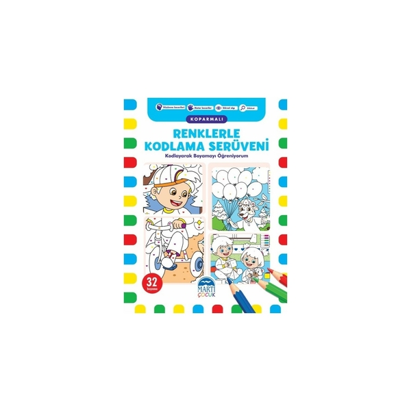 Renklerle Kodlama Serüveni (Koparmalı) - 2; Kodlayarak Boyamayı Öğreniyorum