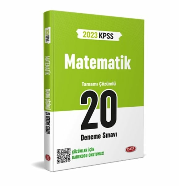 Data 2023 Kpss Matematik 20 Deneme Sınavı Karekod Çözümlü Komisyon