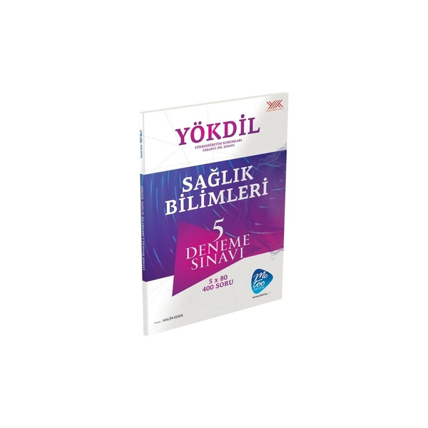 Too Publishing Yayınları YÖKDİL Sağlık Bilimleri 5 Deneme Sınavı Me Too Publishing Halim Eden