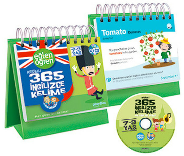 Eğlen Öğren - Resimli 365 İngilizce Kelime (7-9 Yaş + Cd) Kolektif