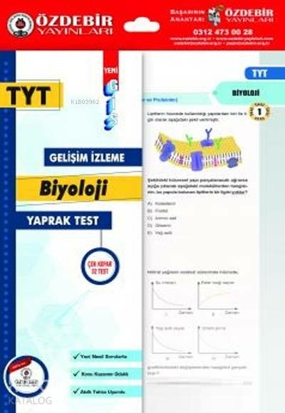 Özdebir TYT Biyoloji Gis Yaprak Test