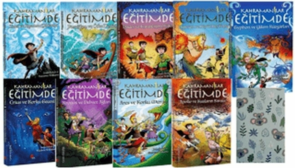 Kahramanlar Eğitimde Seti (9 Kitap - Defter Hediyesi) Joan Holub