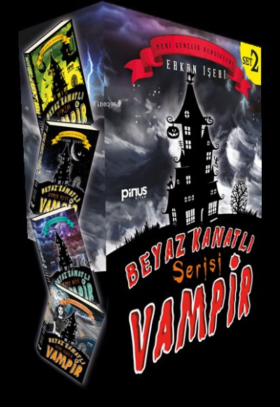 Beyaz Kanatlı Vampir Seti 2 - 4 Kitap Takım Erkan İşeri