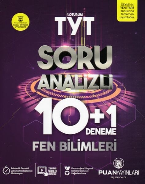 Puan Tyt 1. Oturum Fen Bilimleri Soru Analizli 10 + 1 (Yeni) Komisyon