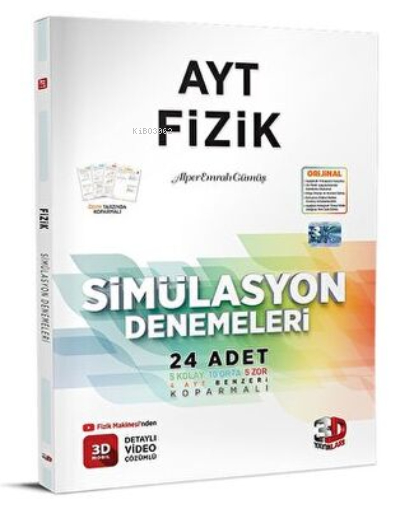 3D Yayınları Ayt Fizik Simülasyon Denemeleri