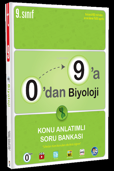 0'dan 9'a Biyoloji Konu Anlatımlı Soru Bankası Nilay Keçeci