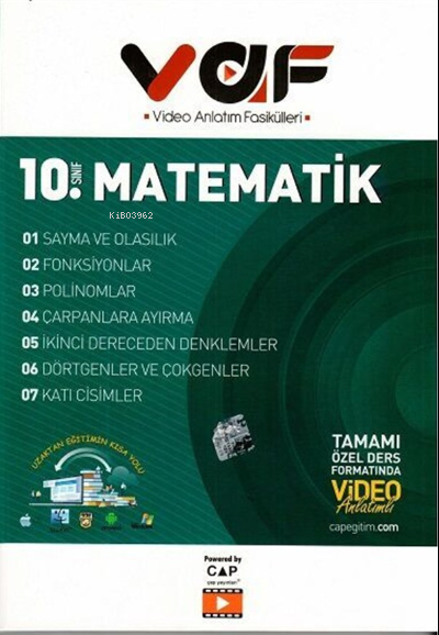 Vaf 10.Sınıf Matematik - 2021 Kolektif
