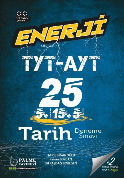Enerji TYT-AYT Tarih 25 Deneme Sınavı Elif Pehlivanoğlu