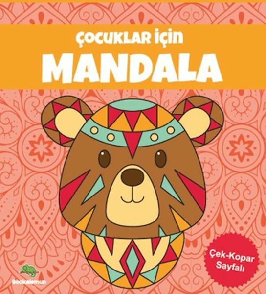 Çocuklar İçin Mandala - Turuncu Emre Aslan