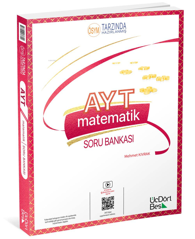 Üç Dört Beş 2022 AYT Matematik Soru Bankası Mehmet Kıvrak