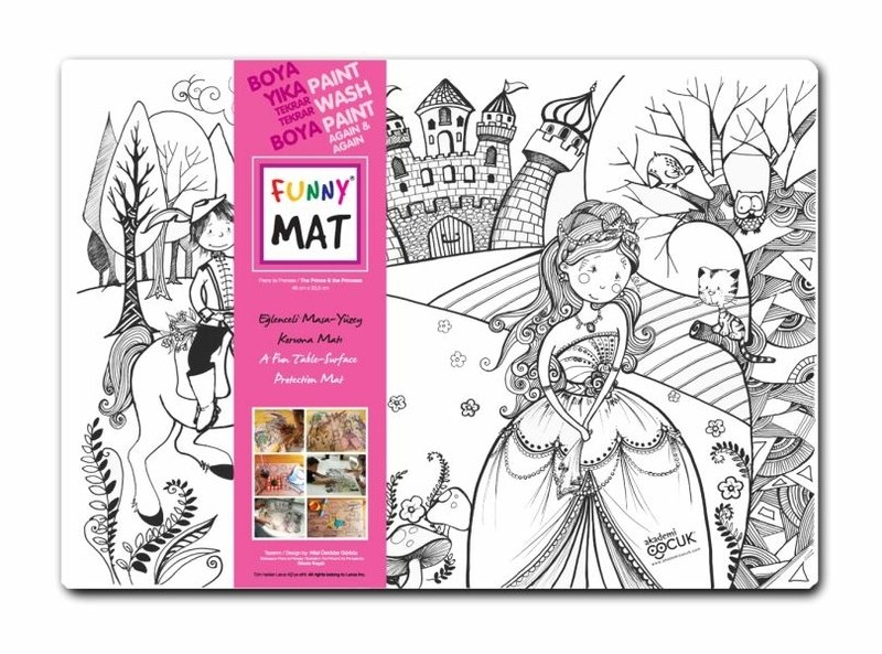 Funny Mat - Prens ile Prenses - 33,5x48cm Kolektıf