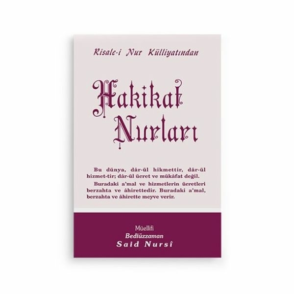 Hakikat Nurları Cep Boy Bediüzzaman Said Nursi