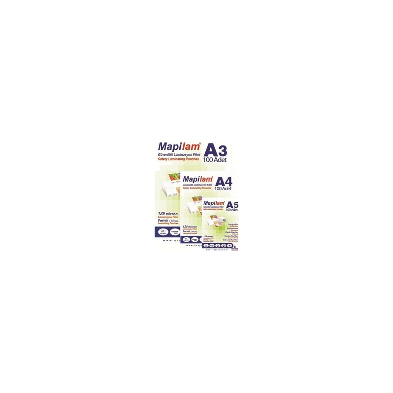Mapi 125 Mic.a5 P.polyester(100Lü)Laminasyon(Net)
