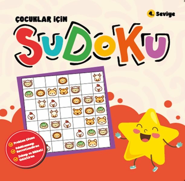 Çocuklar İçin Sudoku 4.Seviye Kolektif