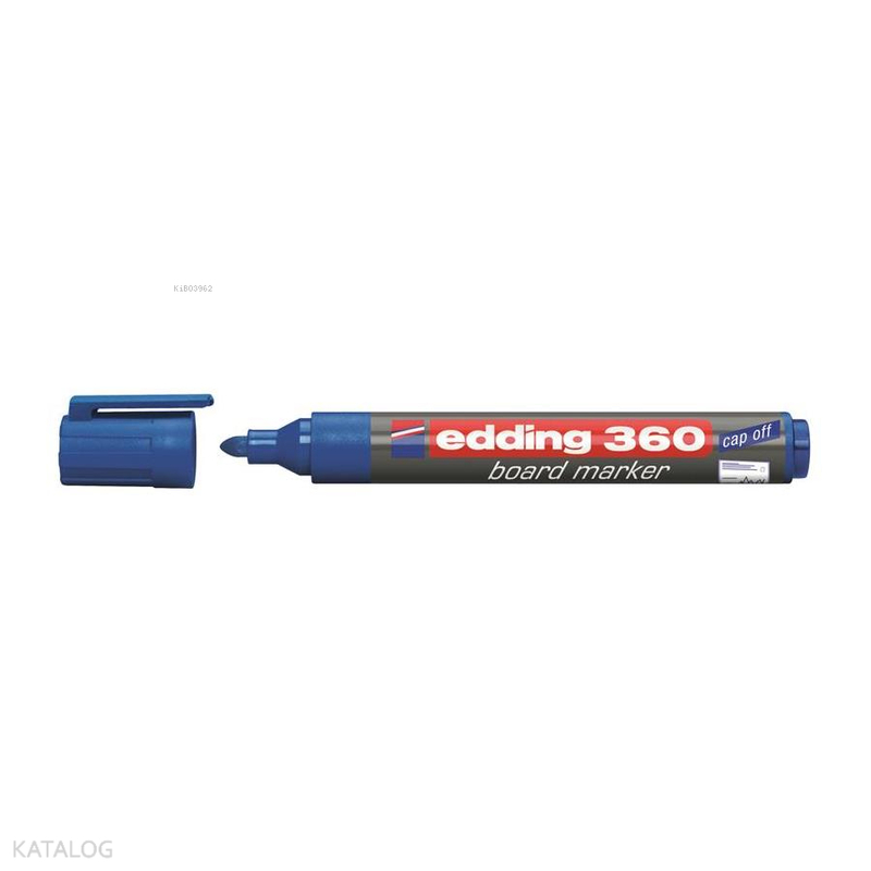 Edding 360 Tahta Kalemi Capoff Mavi 10Lu