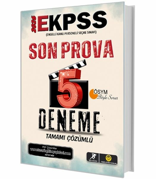 Ekpss Son Prova 5 Deneme Çözümlü 2026 Tasarı Yayınları Özgen Bulut